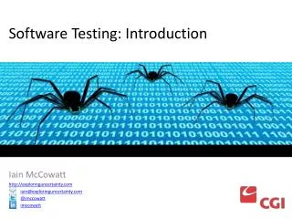 Software Testing: Introduction