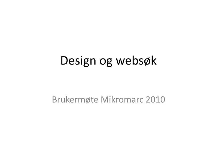 design og webs k