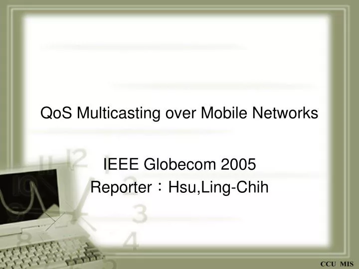 qos multicasting over mobile networks