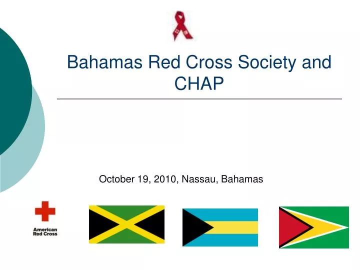 bahamas red cross society and chap