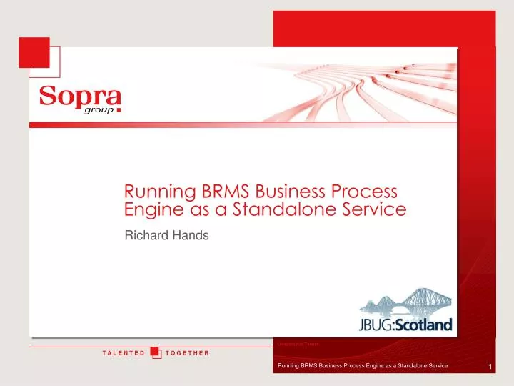 running brms business process engine as a standalone service