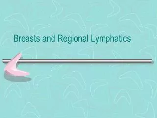 Breasts and Regional Lymphatics