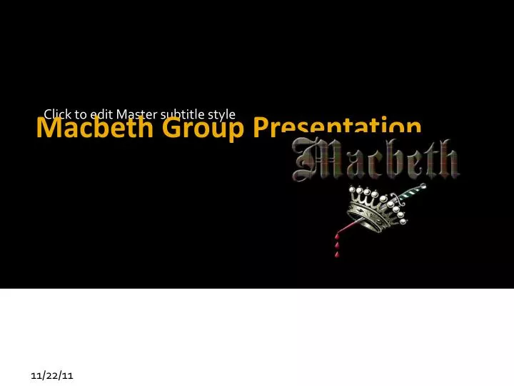 macbeth group presentation