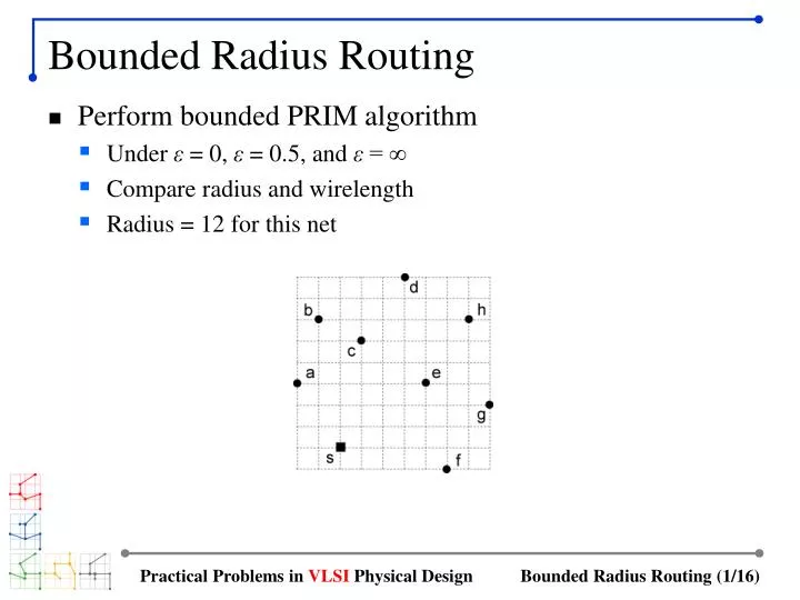 bounded radius routing