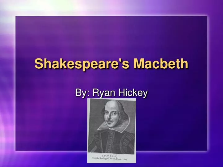 shakespeare s macbeth