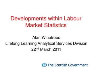 Developments within Labour Market Statistics
