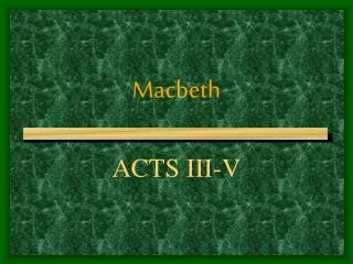 Macbeth