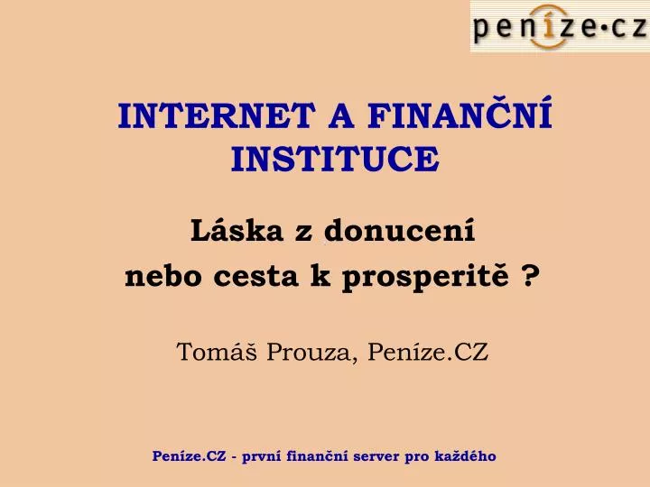 internet a finan n instituce