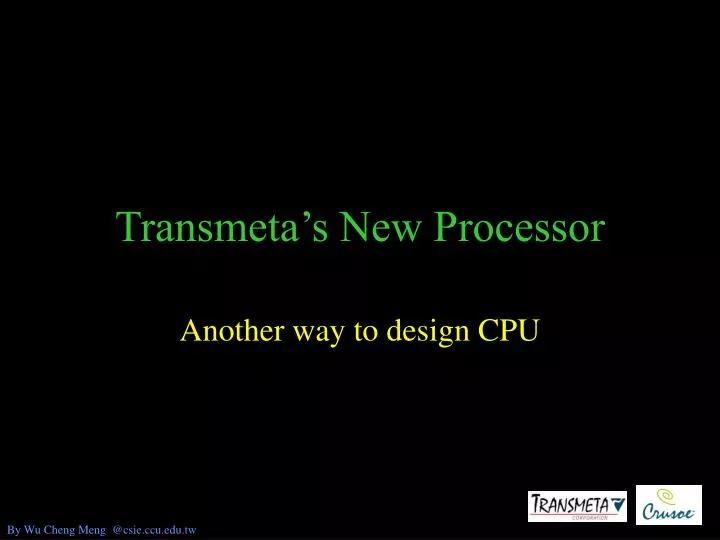 transmeta s new processor