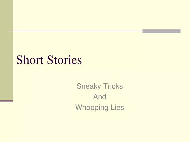 short stories