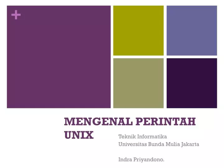 mengenal perintah unix