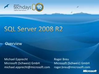 SQL Server 2008 R2