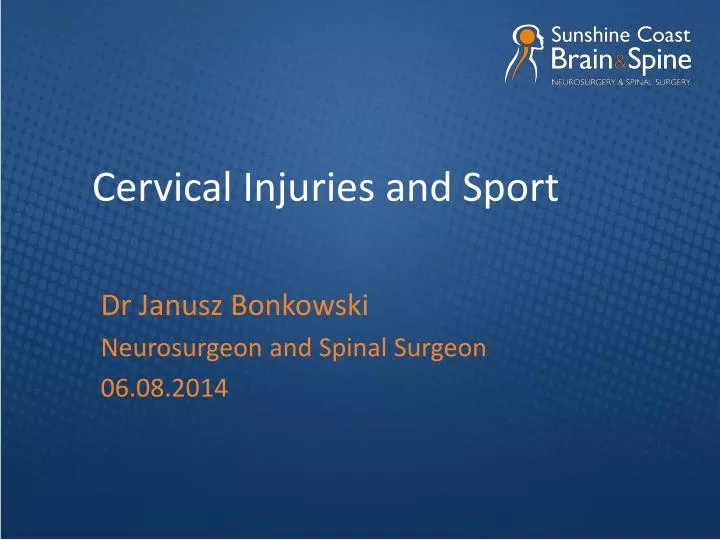 cervical injuries and sport