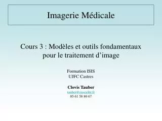 cours 3 mod les et outils fondamentaux pour le traitement d image