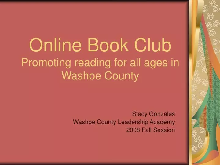 online book club promoting reading for all ages in washoe county