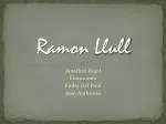 Ramon Llull - slide 1