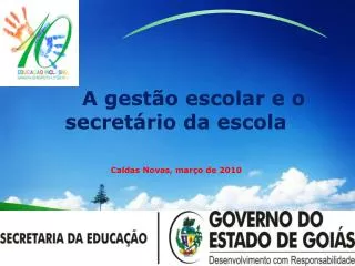 a gest o escolar e o secret rio da escola