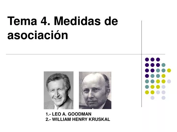 tema 4 medidas de asociaci n