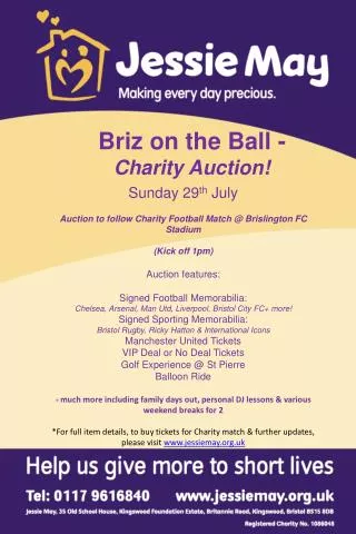 Briz on the Ball - Charity Auction!