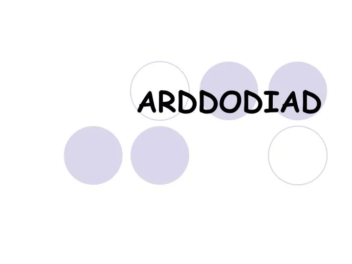 arddodiad