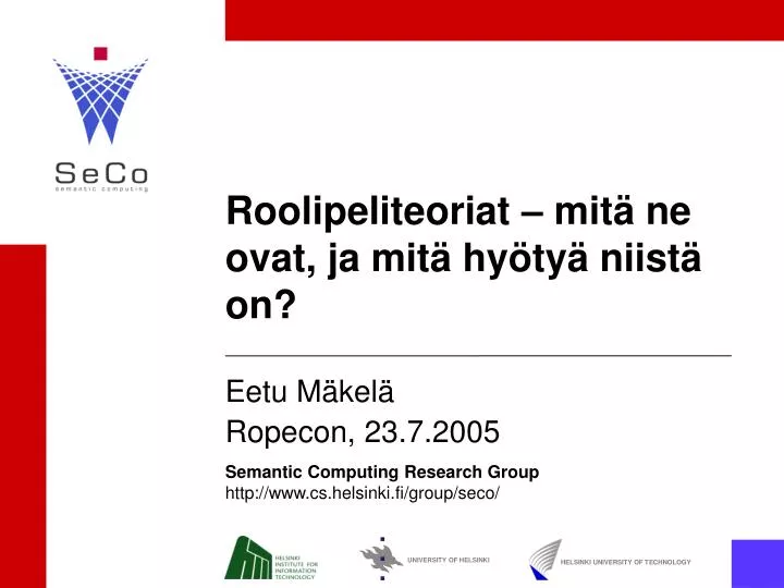 roolipeliteoriat mit ne ovat ja mit hy ty niist on