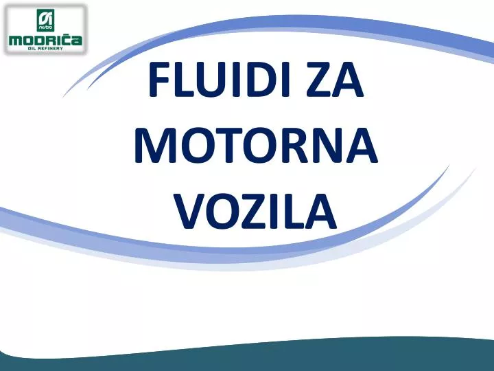 fluidi za motorna vozila