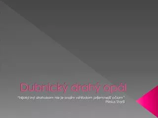 dubnick drah op l