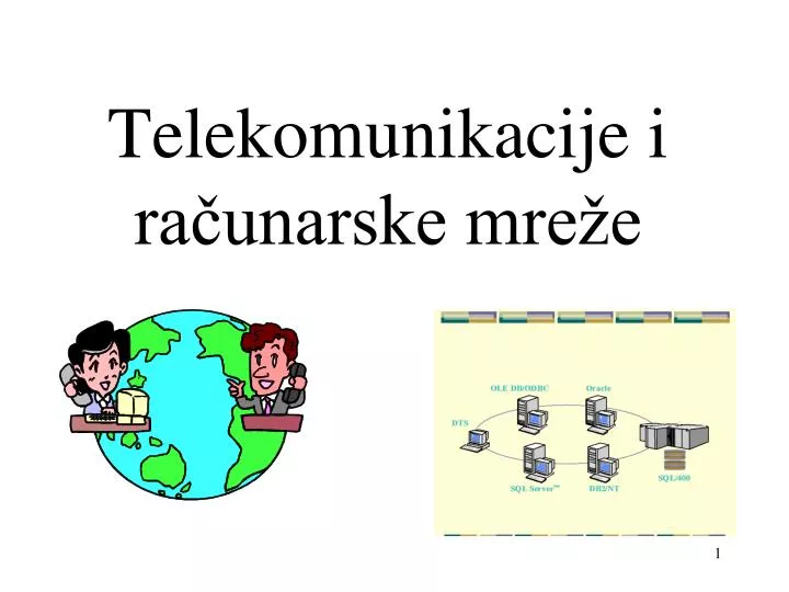 telekomunikacije i ra unarske mre e