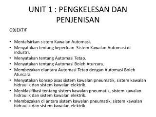 unit 1 pengkelesan dan penjenisan