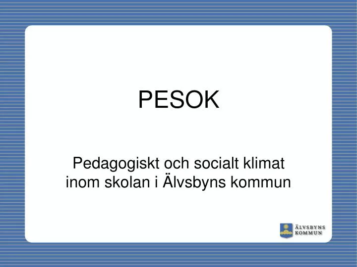 pesok