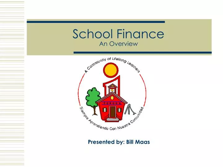 school finance an overview