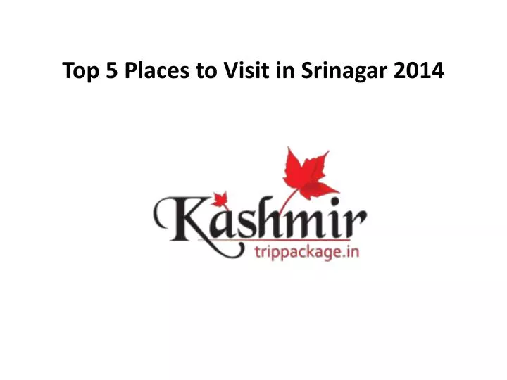 top 5 places to visit in srinagar 2014