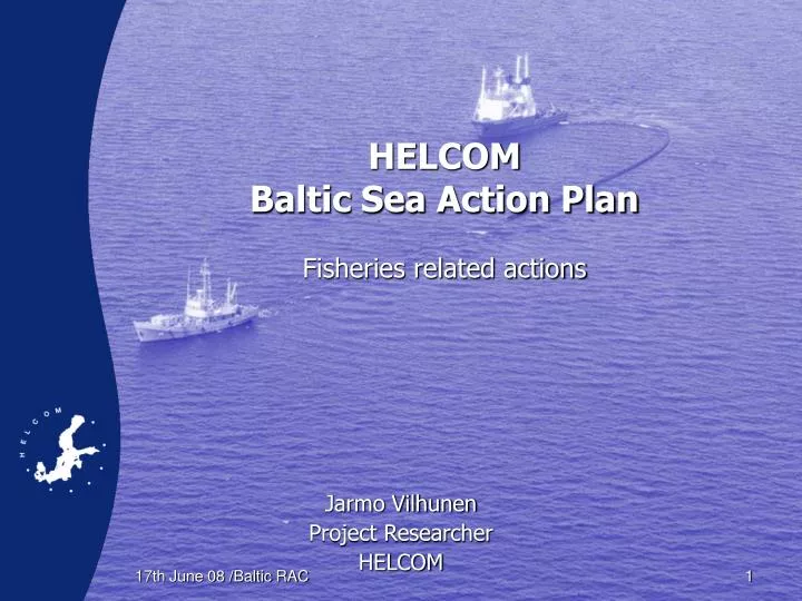 helcom baltic sea action plan fisheries related actions