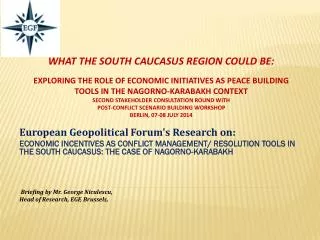 European Geopolitical Forum's Research on: