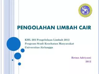 pengolahan limbah cair