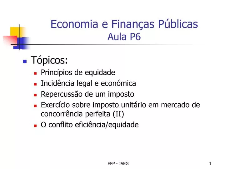economia e finan as p blicas aula p6