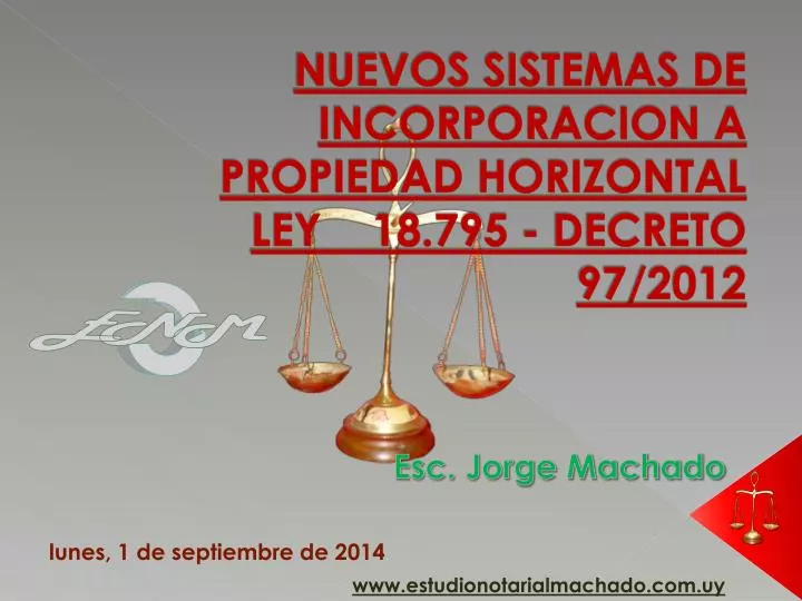 nuevos sistemas de incorporacion a propiedad horizontal ley 18 795 decreto 97 2012