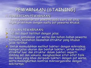 pewarnaan staining