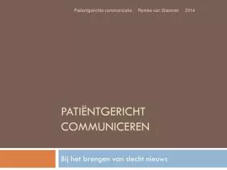 pati ntgericht communiceren