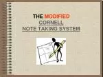 Mastering the Modified Cornell Note-Taking System for Effective Learning - slide 1