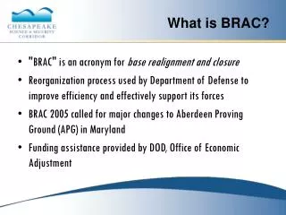 What is BRAC?