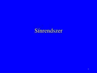 s nrendszer