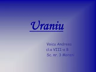 uraniu