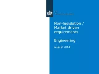 Non-legislation / Market driven requirements Engineering