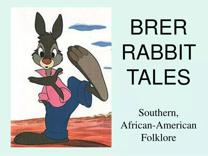 brer rabbit tales southern african american folklore