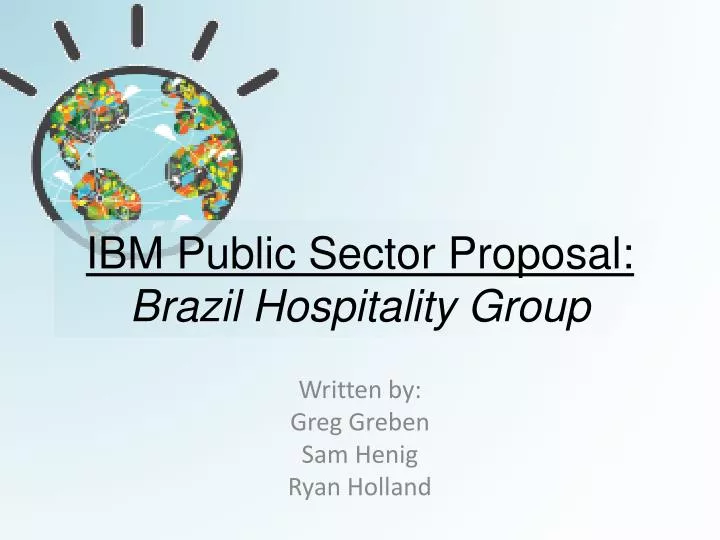 ibm public sector proposal brazil hospitality group