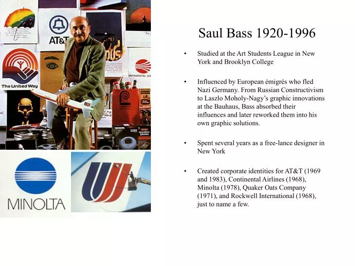 saul bass 1920 1996