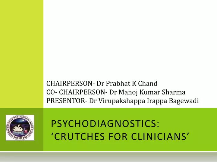 psychodiagnostics crutches for clinicians