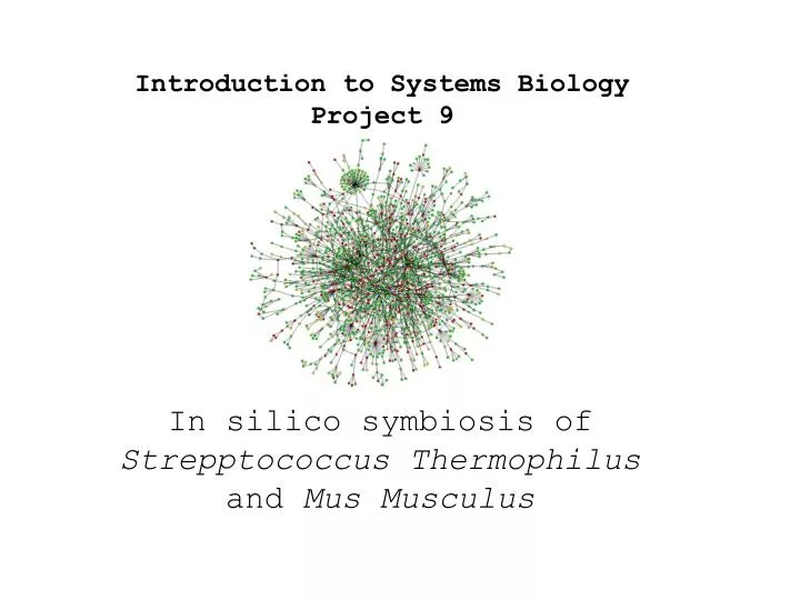 introduction to systems biology project 9
