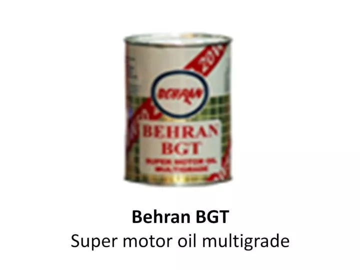behran bgt super motor oil multigrade